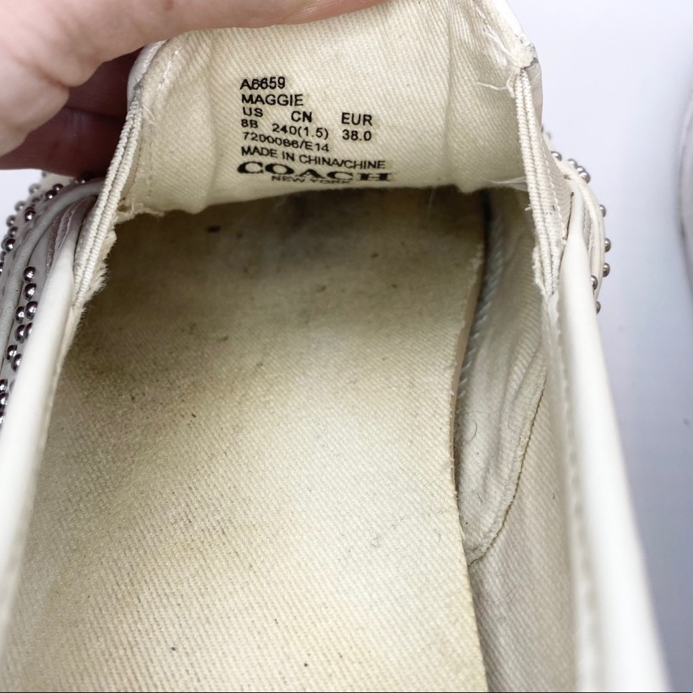 Coach Maggie Studded Slip Ons - Picture 10 of 10